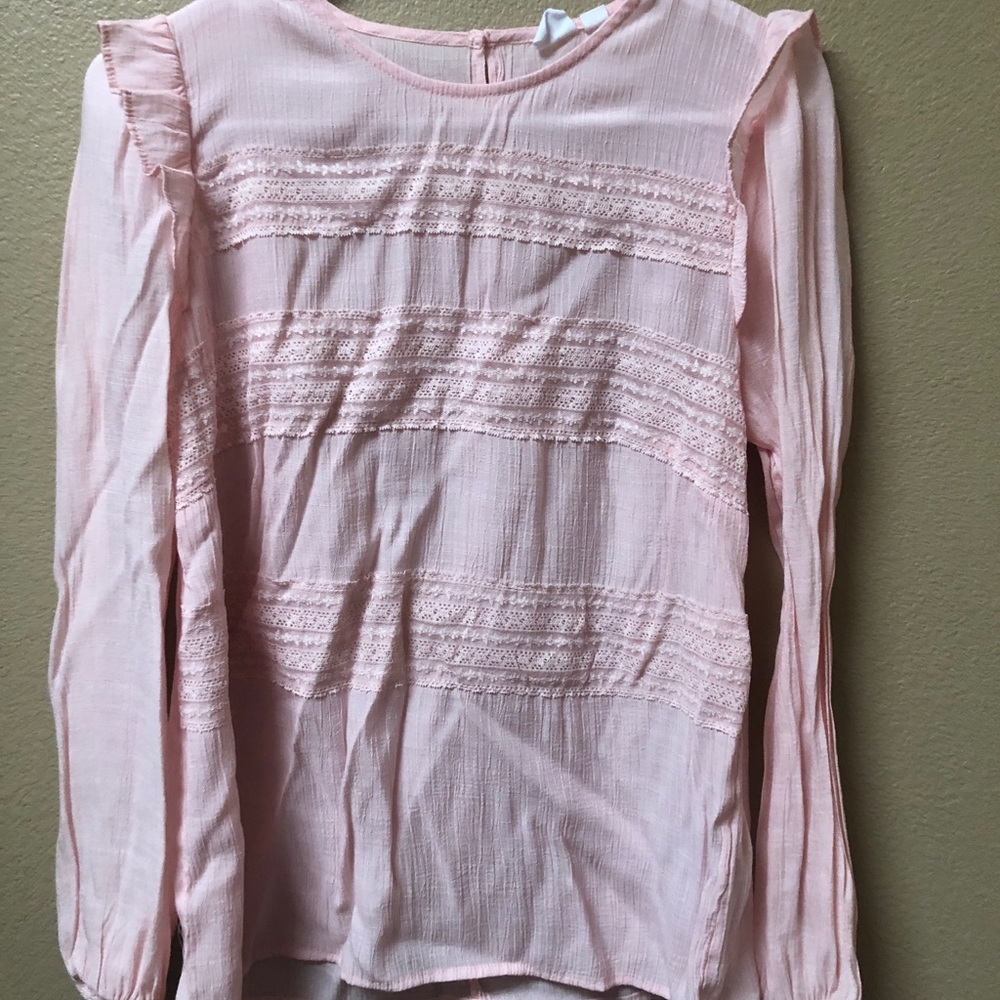 Gap Ruffle Lace Trim Top - Picture 4 of 4